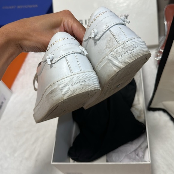 Givenchy White Leather Sneakers Minimalist Design - Picture 2 of 4